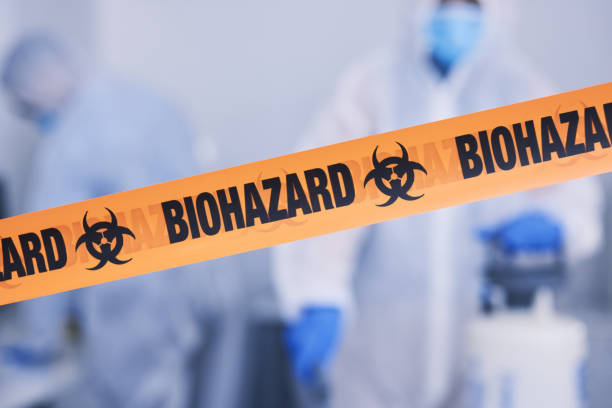 Professional Biohazard Cleanup technician working in Lehi, UT